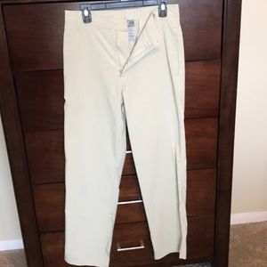Polyester khakis